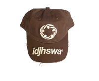 IDJHSWA® Classic Distressed Cap in Brown/Crème