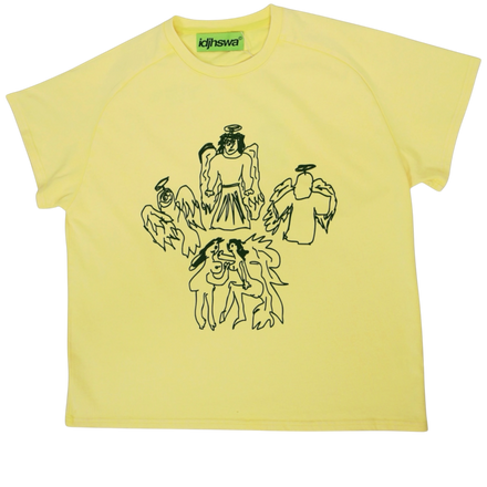 The Watchers — Butter Yellow Raglan T- Shirt