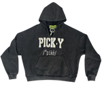 "Definition of PICK•Y" Heavyweight Hoodie in Black
