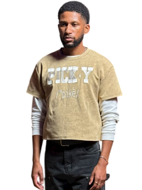 "PICKY" Cropped Tee