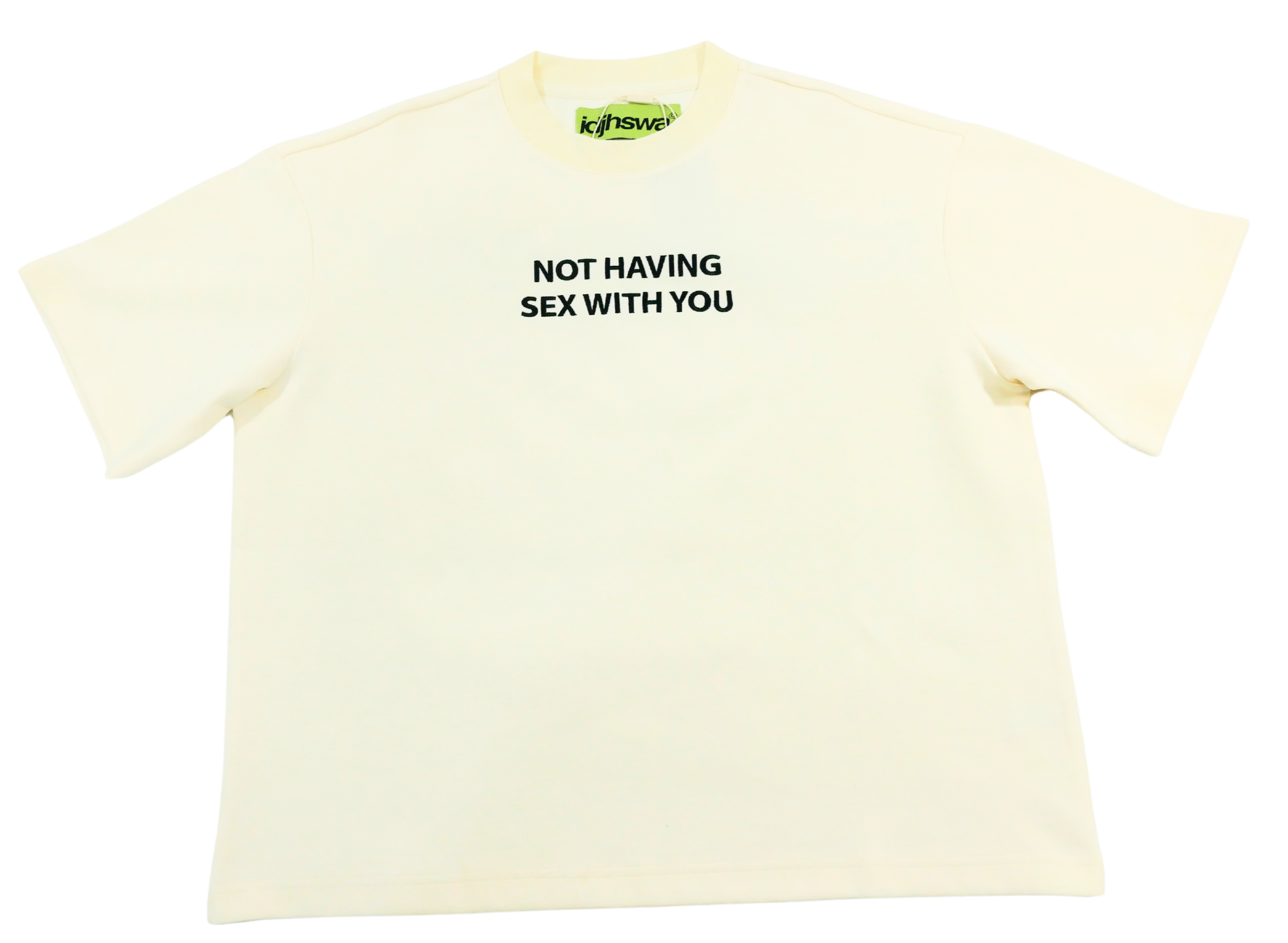 “NHSWU” T-Shirt in Cream