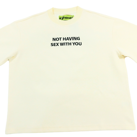 “NHSWU” T-Shirt in Cream